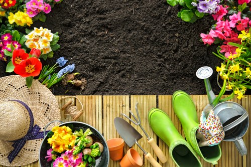 Final safety checklist for a landscaping project